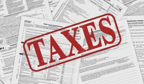 Tax documentation paperwork representing the stamp duty, registration and franking charges payable on an apartment purchase